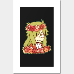 Freed Flower Crown sticker Posters and Art